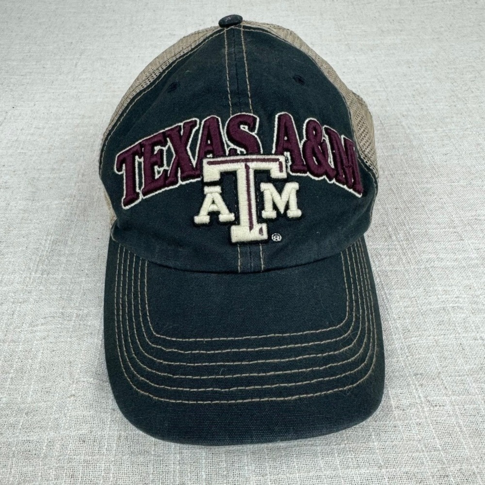 '47 Brand Texas A&M Trucker Hat Mens OSFA Black Tan Good Snapback NCAA Aggies
